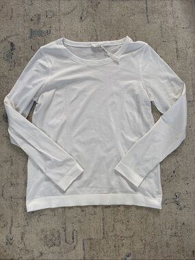 lululemon athletica White Long-Sleeve Crew Top